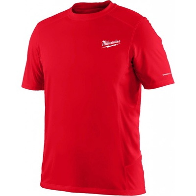 Milwaukee WWSSRD-M tričko s krátkym rukávom Workskin červené