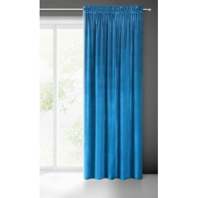 ZÁVES SAMANTA NA PÁSKE 140X270 CM MODRÁ NAVY