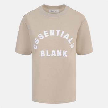 Blank Essentials Дамска тениска Blank Essentials Blank Arched Print Puff T-Shirt Ladies - Summer Sand