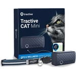 Tractive GPS CAT Mini + нашийник - проследяване на местоположението и активността на вашата котка - тъмносиньо GPS приемници
