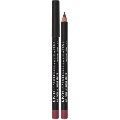 NYX Professional Makeup Slim Lip Pencil krémová a dlouhotrvající ceruzka na rty 803 Burgundy 1 g