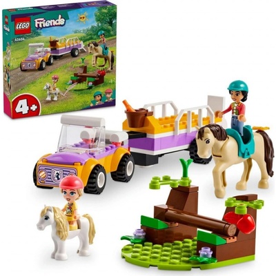 LEGO® Friends 42634 Přívěs pro přepravu koní a poníků