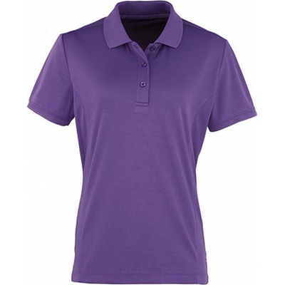 Premier Workwear Prodloužená Coolchecker Piqué Purple ca. Pantone 269