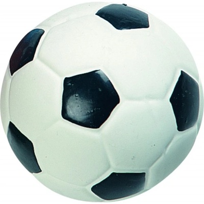 Flamingo Toy Jaxon Football White & Black - играчка за куче, футболна топка - латекс, с пищялка, 8, 5 см - 1 бр, Белгия - 500940