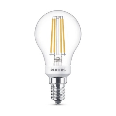 Philips LED kapka filament P45 5W/40W E14 2700K 470lm Dim 15Y BL˙