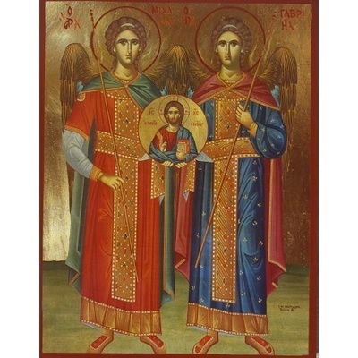 Svatí archandělé Michael a Gabriel - Sleva v-3042
