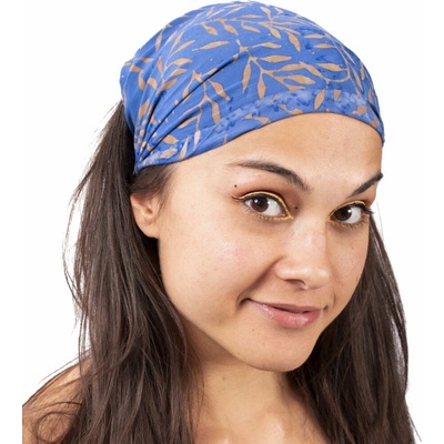 Čelenka BALI BATIK tmavě modrá IV.