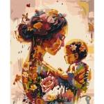 Ideyka Painting by numbers on frame KHO8554 Blooming Femininity 40x50 cm AP0119