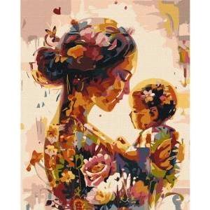 Ideyka Painting by numbers on frame KHO8554 Blooming Femininity 40x50 cm AP0119