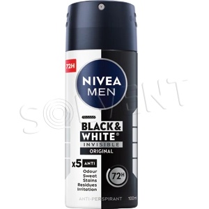Nivea Men антиперспирант спрей 100 мл черно-бял