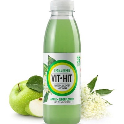VIT-HIT Lean & Green jablko a bazový kvet 0,5 l
