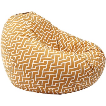 Image 1 of PUFRELAX Пуф круша 520л. , Nirvana Gigant, Zippity Orange, Перящ се калъф, Пълнеж от Полистиролни перли, Гама Premium (PUF-G-NGG-PT-ZIO)