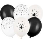 Party Deco Балони Хелоуин Паяци - Комплект от 6 (sb14p-346-000-6)