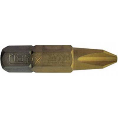 Bit 1/4" PH0 x 30 mm, TIN, Narex