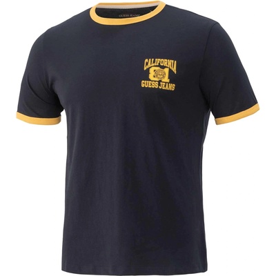 Guess jeans Тениска gj ss slim collegiate ringer t