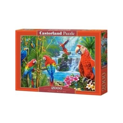 Castorland 2000-piece puzzle C-200870 Parrot Meeting