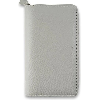 Filofax Saffiano Compact Zip A6 týdenní 2026 šedý
