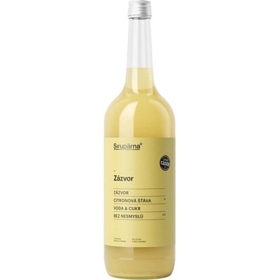 Sirupárna Domácí Zázvorový Sirup 1 l