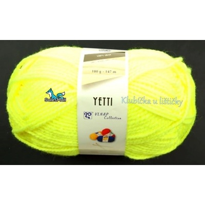 Vlnap Příze Yetti 50010 - neonově žlutá