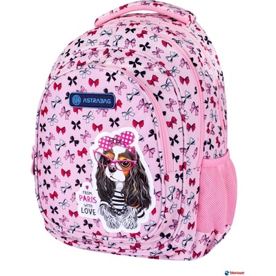 Astra Ученическа раница Astra - Сладко кученце, Розова (AS502021562)