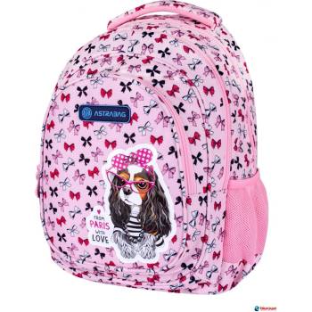 Astra Ученическа раница Astra - Сладко кученце, Розова (AS502021562)