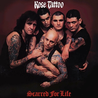 Rose Tattoo - Scarred For Life Red White Vinyl LP