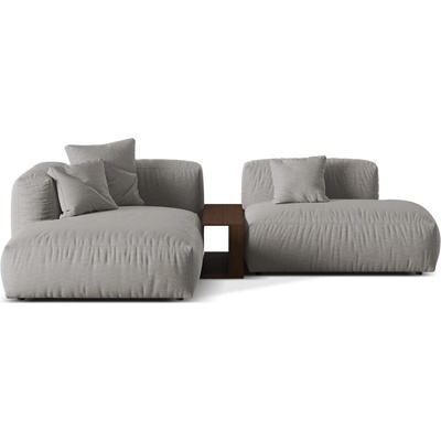 Micadoni Светлосив модулен ъглов диван (ляв ъгъл) Martina - Micadoni Home (MIC_SET1L_169_F1_MARTINA5)