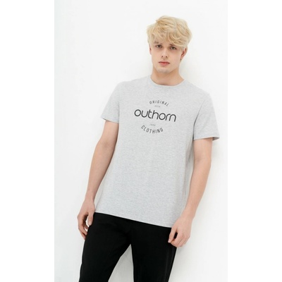 Outhorn pánske tričko light grey