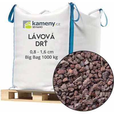Kameny.cz Lávová kamenná drť Vyberte si balení: Big Bag 1000 kg