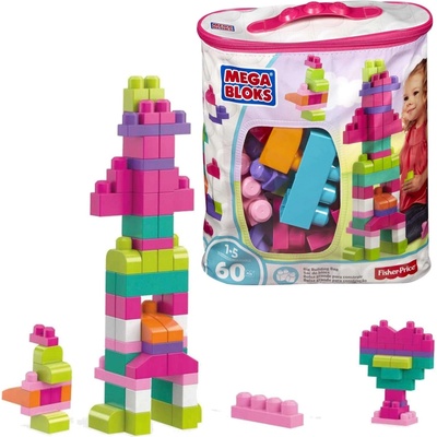 Mega Bloks First Builders Big Building Bag Girls 60 ks