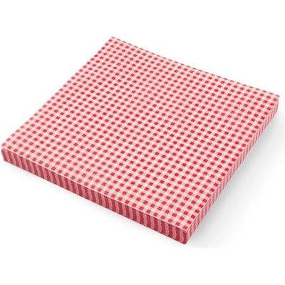 Hendi Pergamenový papír na hranolky a občerstvení, kontrolovaný vzor, 500 ks., 306x305mm
