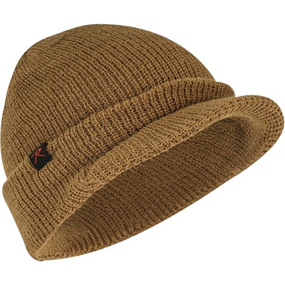 Čepice Rothco Watch Brim pletená s kšiltem coyote brown