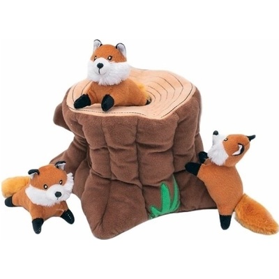 ZippyPaws Burrow líšky v pníku 30 cm