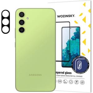 Wozinsky Закалено стъкло за камера 9H за Samsung Galaxy A34 - Черен KP26445