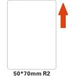 Niimbot A2A18918301, 50x70mm, 110 бр. , бели самозалепващи се етикети (A2A18918301)