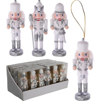 Kinekus Ozdoba závěsná louskáček vojáček 12 cm sada 3 ks mix xxx KIN64309487