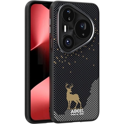 GKK Magsafe Кожен Калъф за Huawei Pura 80 Pro, Abeel Ultra-Slim Case, Черен (5966011650971)