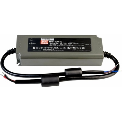 Meanwell napájení CV, NPF-120-12 konstantní napětí 0-10000 mA IP67 12V DC 120,00 W 872100