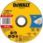DEWALT - Комплект режещи дискове за неръждаема стомана, 125x1, 2 мм, 10 бр. DT43922 (DT43922)