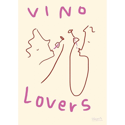 The Poster Club Постер 50x70 cm Vino Lovers - Ruby Hughes - The Poster Club (17306-7)