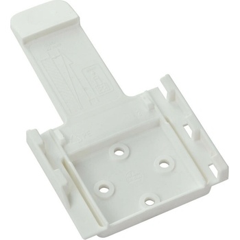 DEMA Držiak na zakladací klin brzdiaci pod koleso PVC, biely