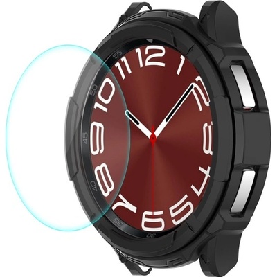 ENKAY TPU FULL BODY Kryt so sklom Samsung Galaxy Watch6 Classic 43mm čierny 64223