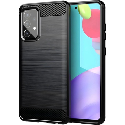 Samsung Carbon Shield TPU калъф за Samsung Galaxy A72 5G/Galaxy A72 4G - Черен KP9522