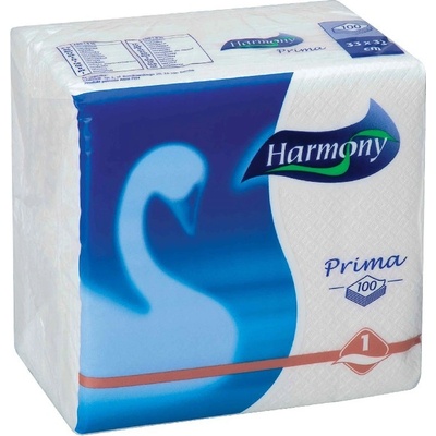PRIMA SOFT ubrousky 33x33cm 1-vr.bílé 100ks – Zboží Dáma