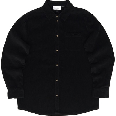Mazine Мъжка риза с копчета Mazine Pocket Corduroy Shirt - Black (033-2939-0112)