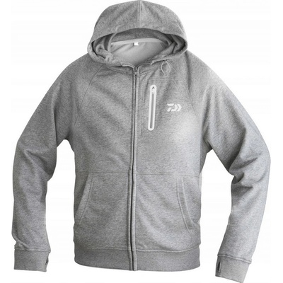 Daiwa mikina so zipsom D-VEC Hoodie grey sivá
