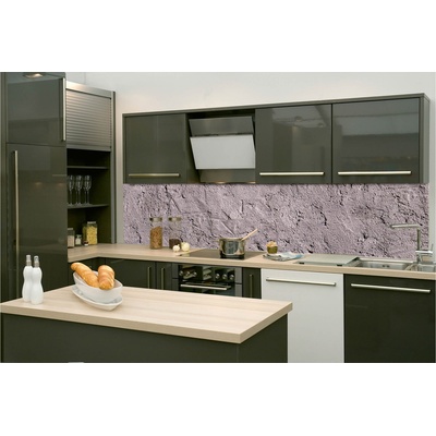 DIMEX ART Фототапет за кухня - рустикална тъмна мазилка 260 x 60 см