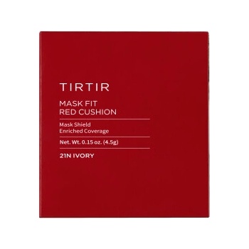 Tirtir Mask Fit Red Cushion Mini dlhotrvajúci make-up v hubke s vysokou UV ochranou 21N Ivory 4,5 g