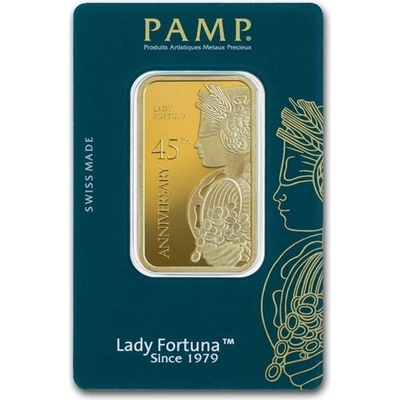 Pamp Suisse Zlatý slitek Pamp Lady Fortuna 45th výročí ražby 1 oz