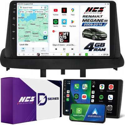 NCS D9 Renault Megane III 2008-2016 4GB